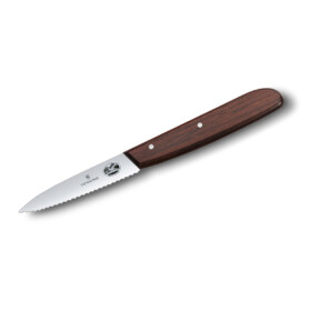 Victorinox - Wood Gemüsemesser 8 cm Welle, spitz