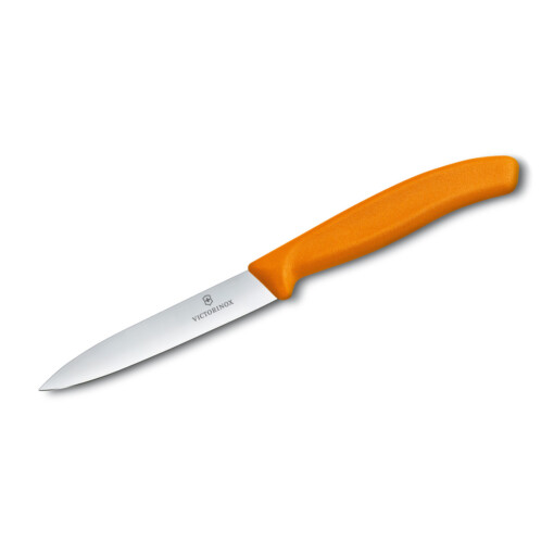 Victorinox - Swiss Classic Gemüsemesser 10 cm glatt, spitz, orange