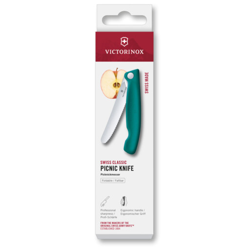 Victorinox - Swiss Classic Picknick Messer 11 cm, grün – Bild 3