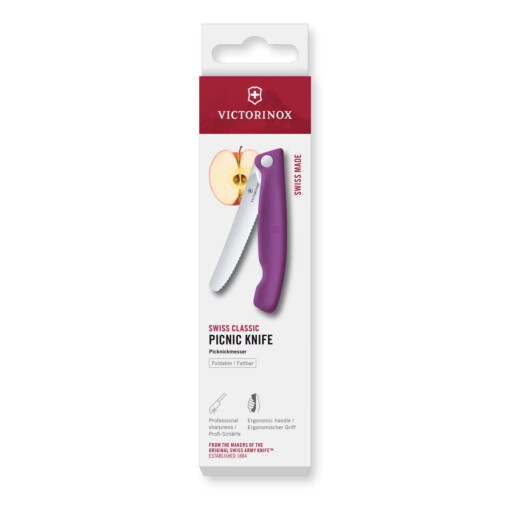 Victorinox - Swiss Classic Picknick Messer 11 cm, violett – Bild 4