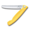 Victorinox - Swiss Classic Picknick Messer 11 cm, gewellt, gelb