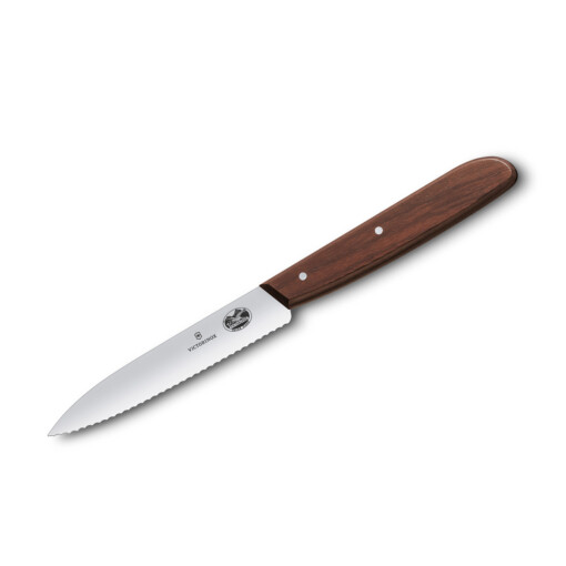 Victorinox - Wood Gemüsemesser 10 cm Welle, spitz