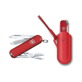 Victorinox - Special Bundle Classic SD Classic Color Style Icon & Leather Pouch Style Icon