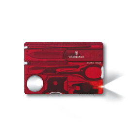 Victorinox - Swiss Card Lite, rot transparent