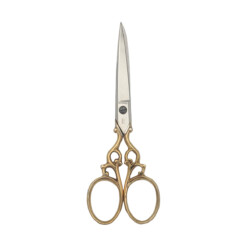 Wasa - Nähschere, Halme + Augen vergoldet, 5½ Zoll