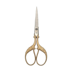 Wasa - Nähschere, Halme + Augen vergoldet, 4½ Zoll